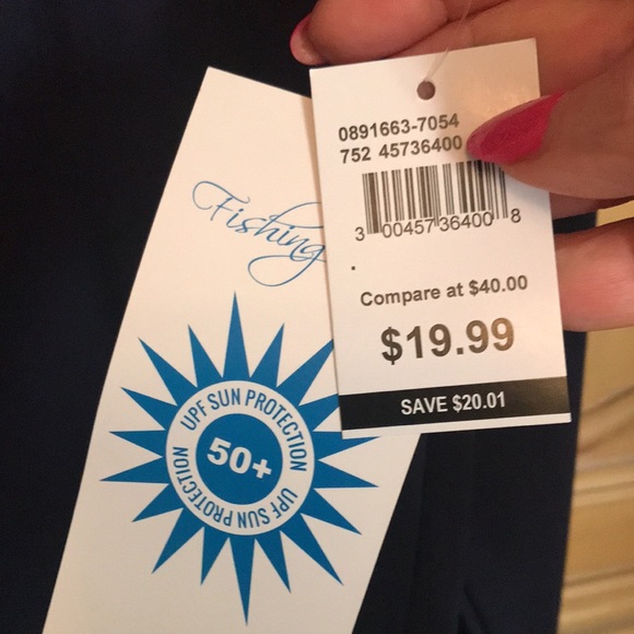 Fishing Life UPF Sunblock 50+ Outdoor Shirt Mens - Picture 7 of 9